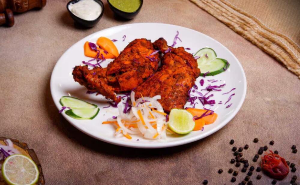 Tandoori chicken at Flora Multicuisine Restaurant